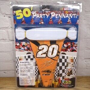 Nascar Tony Stewart 50' Party Pennants Tailgating Man Cave Decor